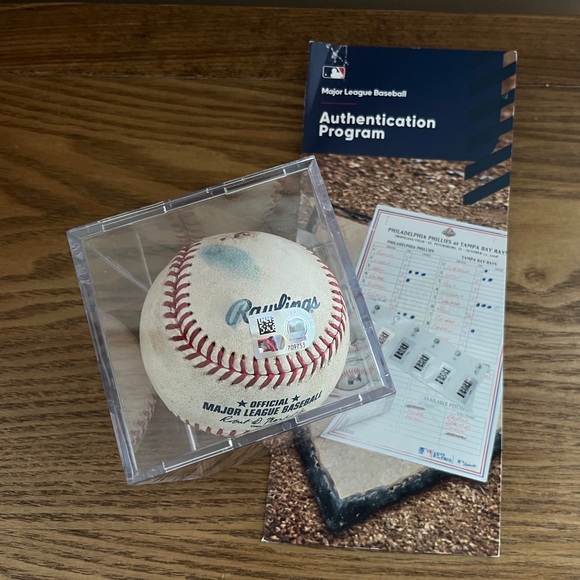 SF Giants vs Cardinals 7/10/24 Game Used Ball MLB Authentication Jackson Jimenez - Picture 13 of 14